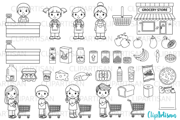 Download Grocery Store Clip Art - Premium Resources